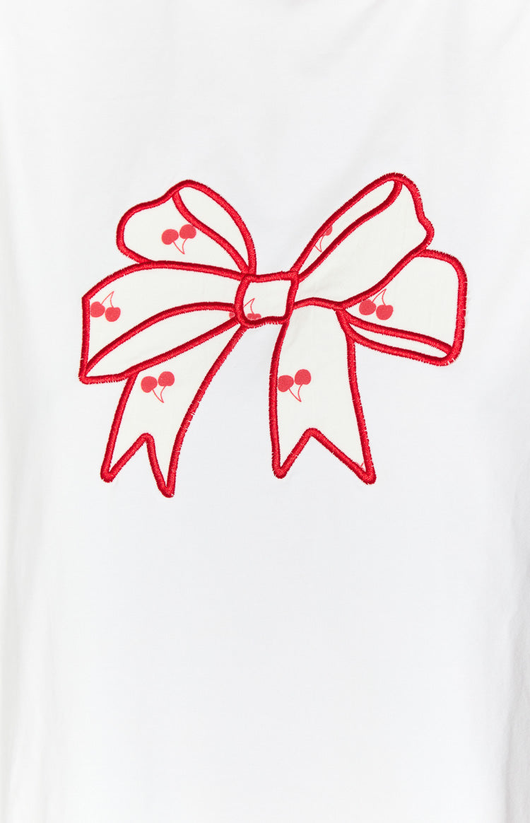 Arnie Bow White Tee